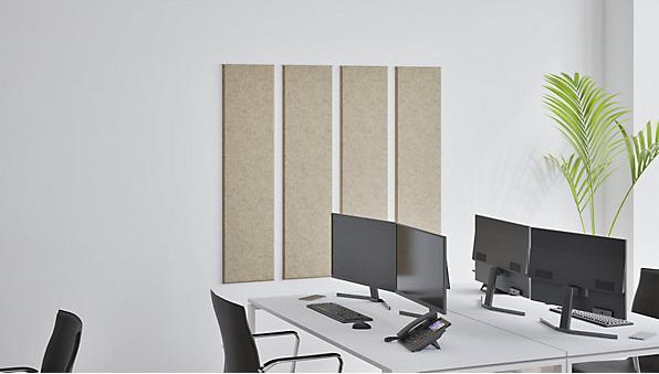 Produktbild eurokraft basic Akustik-Wandplatte (120 x 120 cm)