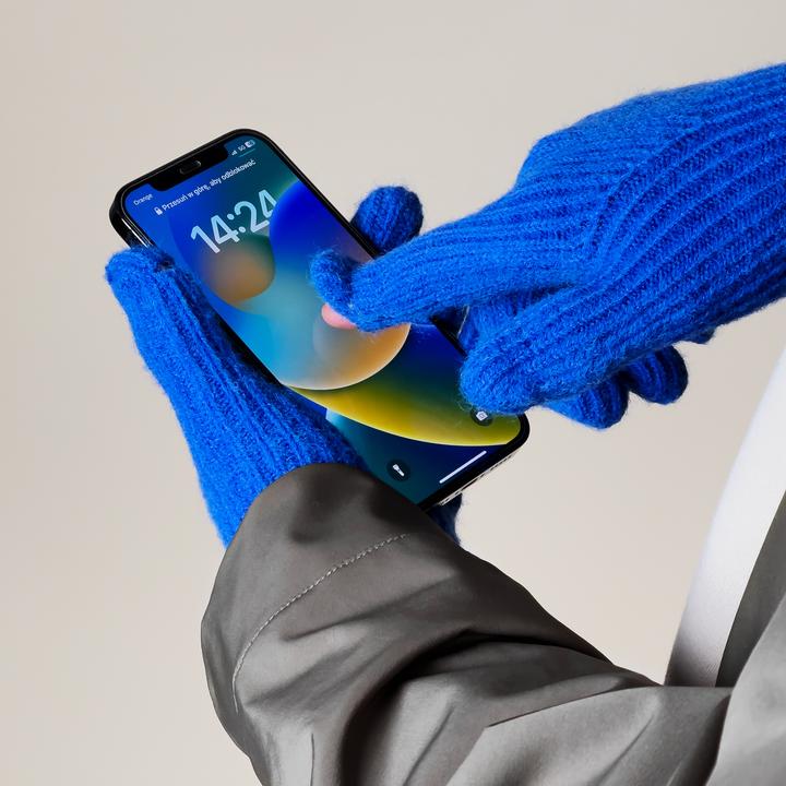 Produktbild Hurtel Winter-Touch-Handschuhe – blau (One Size)