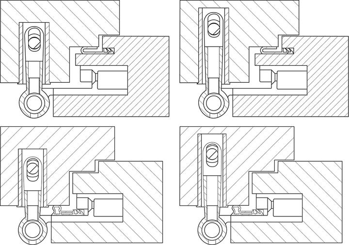 Produktbild Sassba Türbänder Easy 3D-025 / 3DC-025