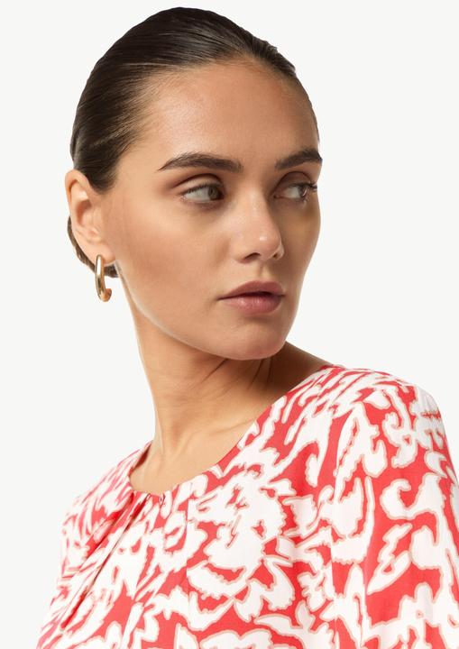 Image du produit Comma Bluse Bluse mit plissiertem Ausschnitt (34)