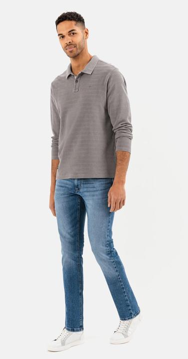 Produktbild Camel Active Langarm-Poloshirt aus Baumwolle (M)