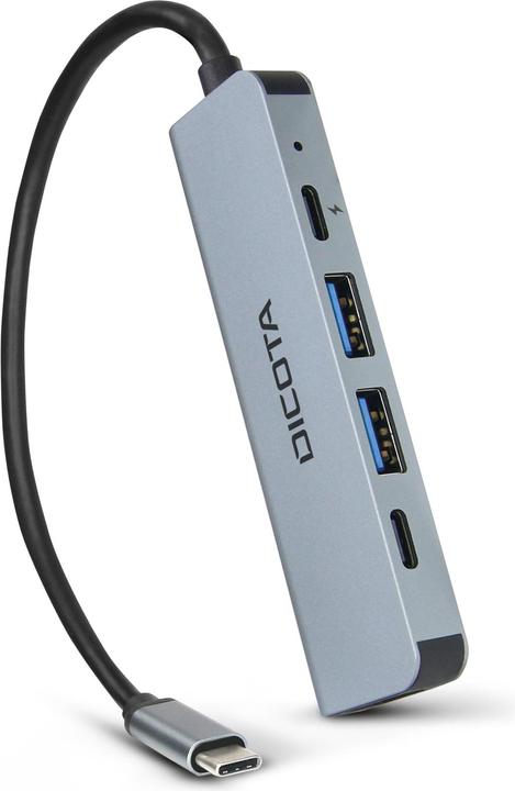 Actual product image Dicota USB-C 5-in-1 Video Hub 4K (USB-C, 5 ports)