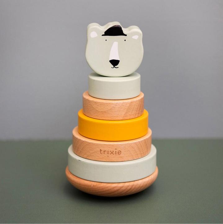 Productafbeelding Trixie Baby Houten stapelspeelgoed