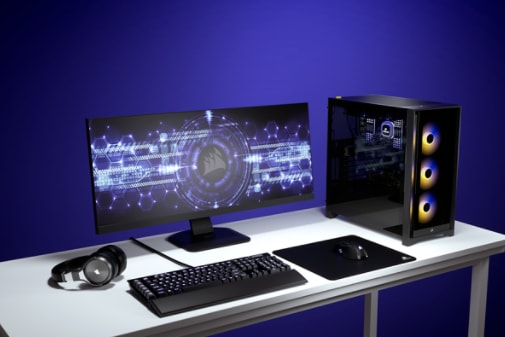 Produktbild Corsair iCUE 4000X (ATX, mATX, Mini-ITX, E-ATX)