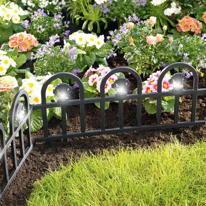 Immagine prodotto HTI-Living Beeteinfassung 240 cm Bögen mit Lichterkette