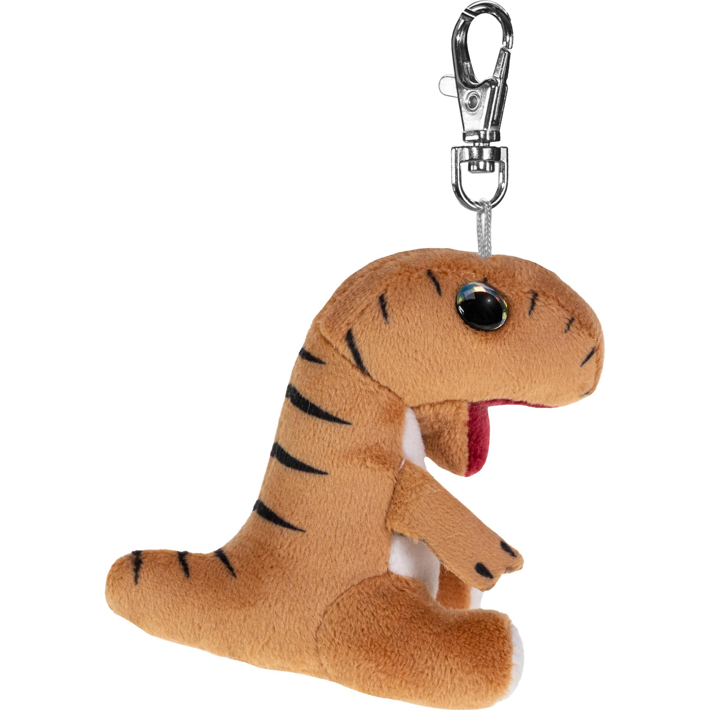 Lumo Stars, Unisex, Schlüsselanhänger, Schlüsselanhänger – T-Rex Baby, 8,5 cm, Braun