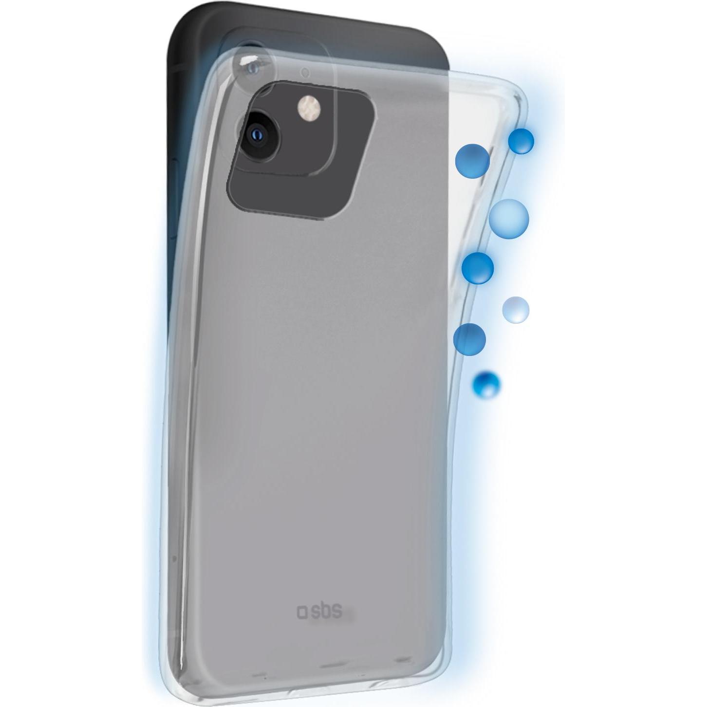 SBS Antimikrobielles Cover (Apple iPhone 11), Smartphone Hülle, Transparent