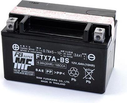 FB Battery FTX7A-BS (12 V, 6 Ah)