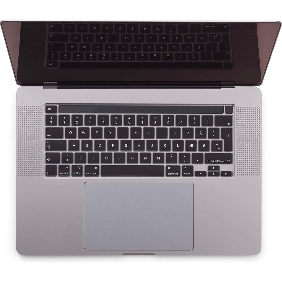 Philbert Design KB Cover MacBook 13-16’’/13" Pro 2022, Black (Nordic), Maus + Tastatur Zubehör, Schwarz