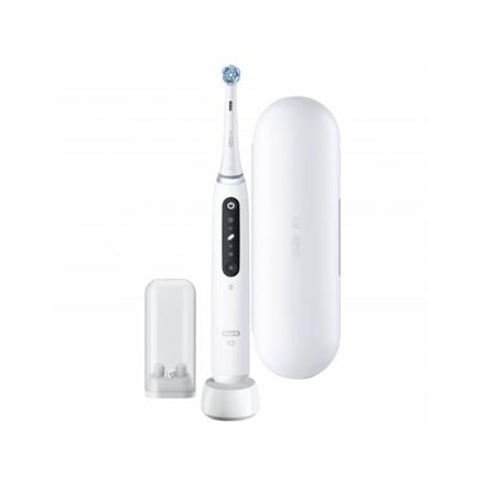 Productafbeelding Oral-B Elektrische tandenborstel iO5 Oplaadbaar, Voor volwassenen, Inclusief aantal opzetborstels 1, Wit (Oscillerende tandenborstel)