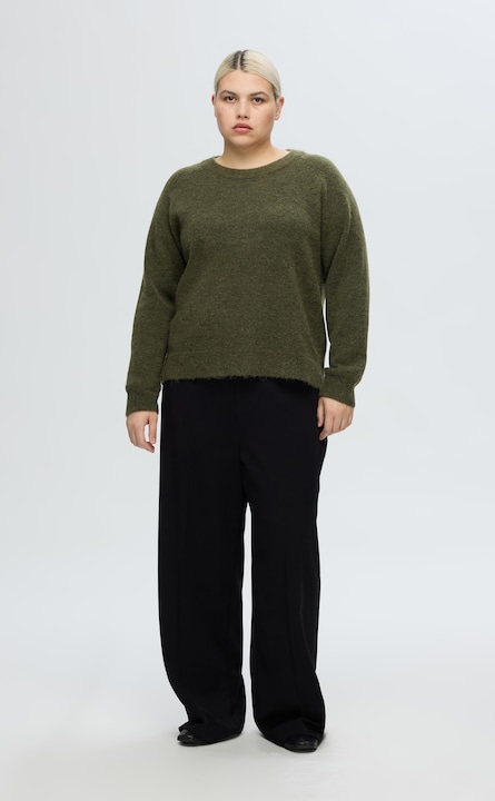 Actual product image Selected Femme Crew neck wool sweater (XL)