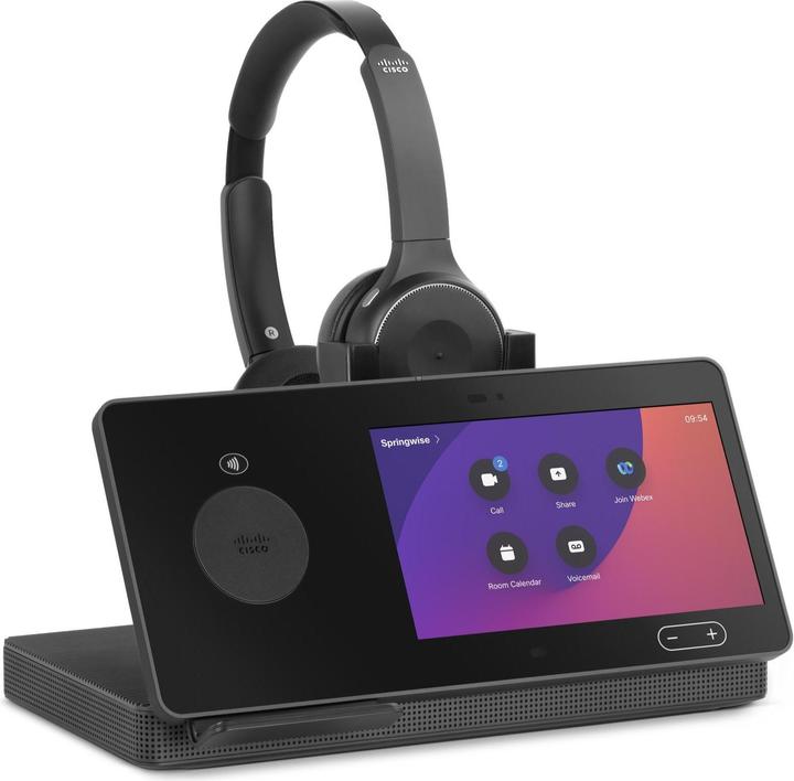 Actual product image Cisco Webex Desk Hub Carbon Black