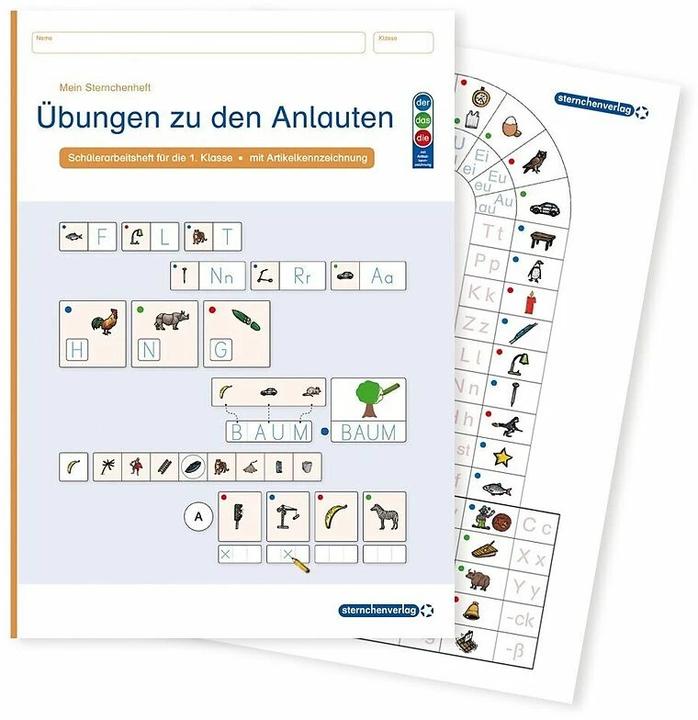 Produktbild Übungen zur Anlauttabelle Ausgabe mit Artikelkennzeichnung (Deutsch, Katrin Langhans, 2016)