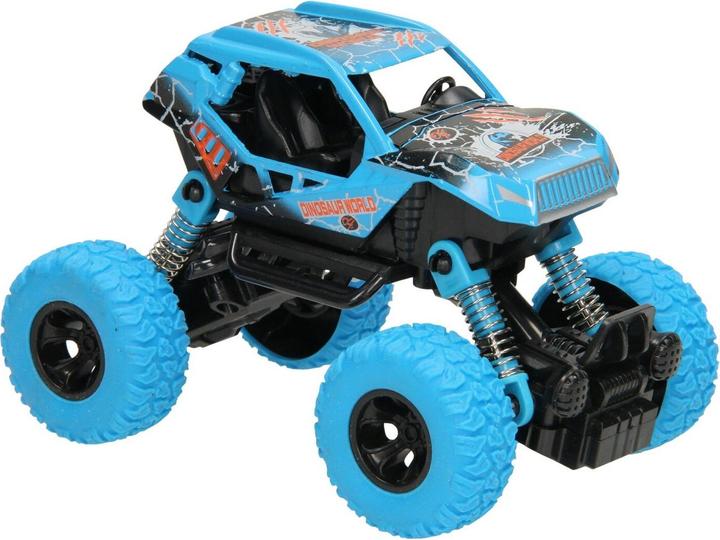 Actual product image Weili Toys Die-cast retracted monster truck dinosaur, 1:32