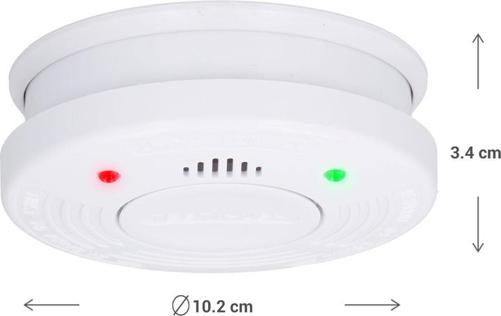 Image du produit Grundig Lot de 5 détecteurs de fumée optiques, 85dB