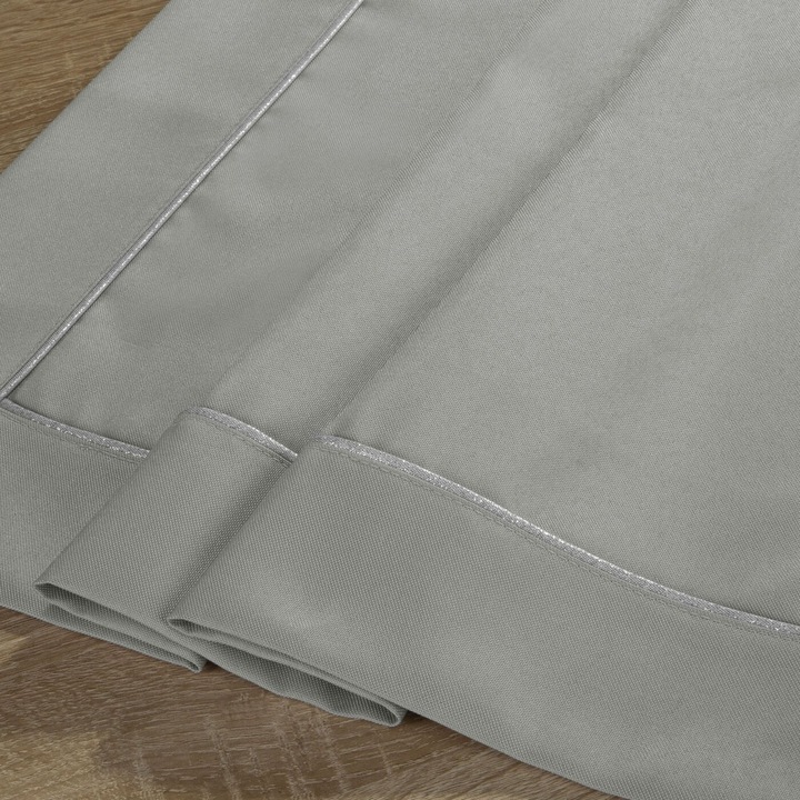 Immagine prodotto Eurofirany Tovaglietta KARIN argento con strisce decorative e passamaneria 30 x 40 cm, tendine Euro 30 x 40 cm (30 x 40 cm)
