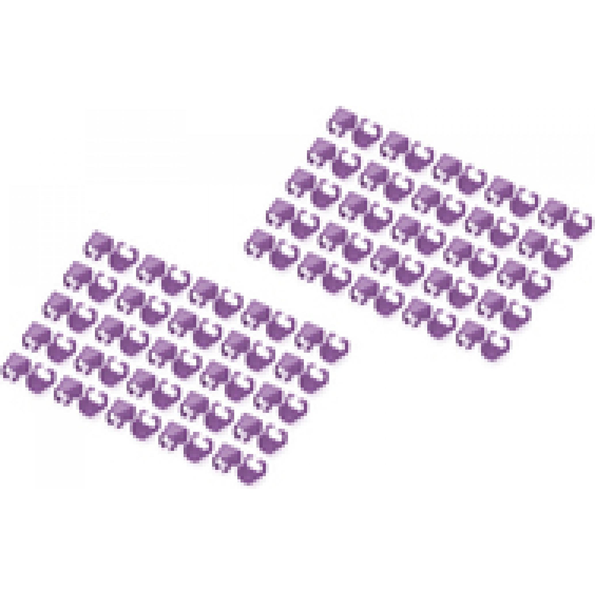 Digitus Color clips for Patch cable - Violet (CAT5e), Cavo di rete