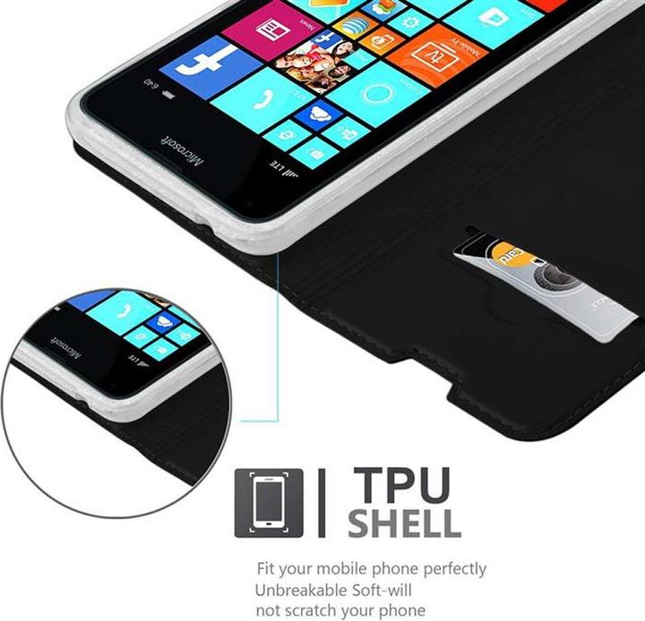 Actual product image Cadorabo Book Classy Style Cover (Microsoft Lumia 640)