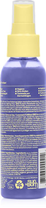 Image du produit Sun Bum Blonde Tone Enhancer Cruelty Free Purple Leave In Treatment (118 ml)