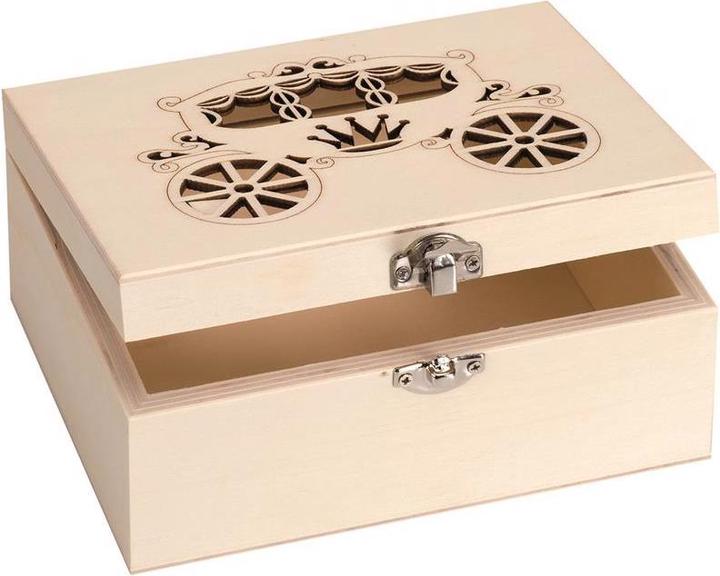 Immagine prodotto Glorex Scatola di legno rettangolare 17x12x8cm compensato di pioppo