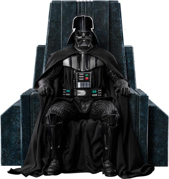 Actual product image Iron Studios Star Wars Legacy Replica 1/4 Darth Vader on Throne