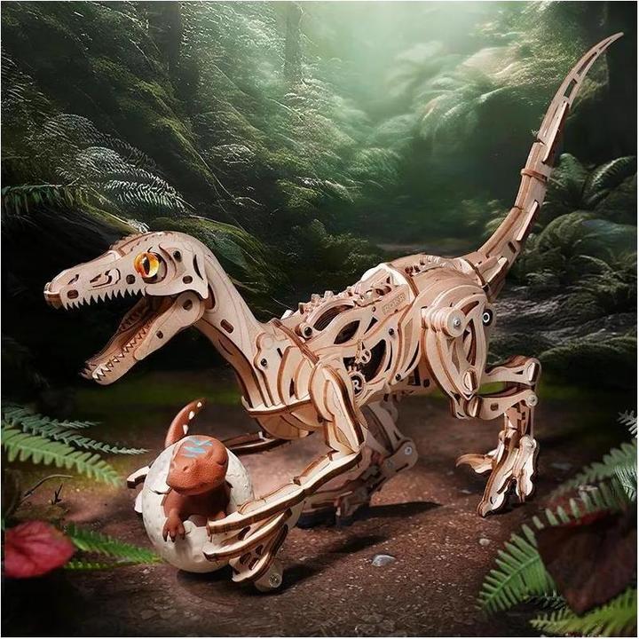 Actual product image Robotime Bausatz Velociraptor, Modell Art: Dekoration