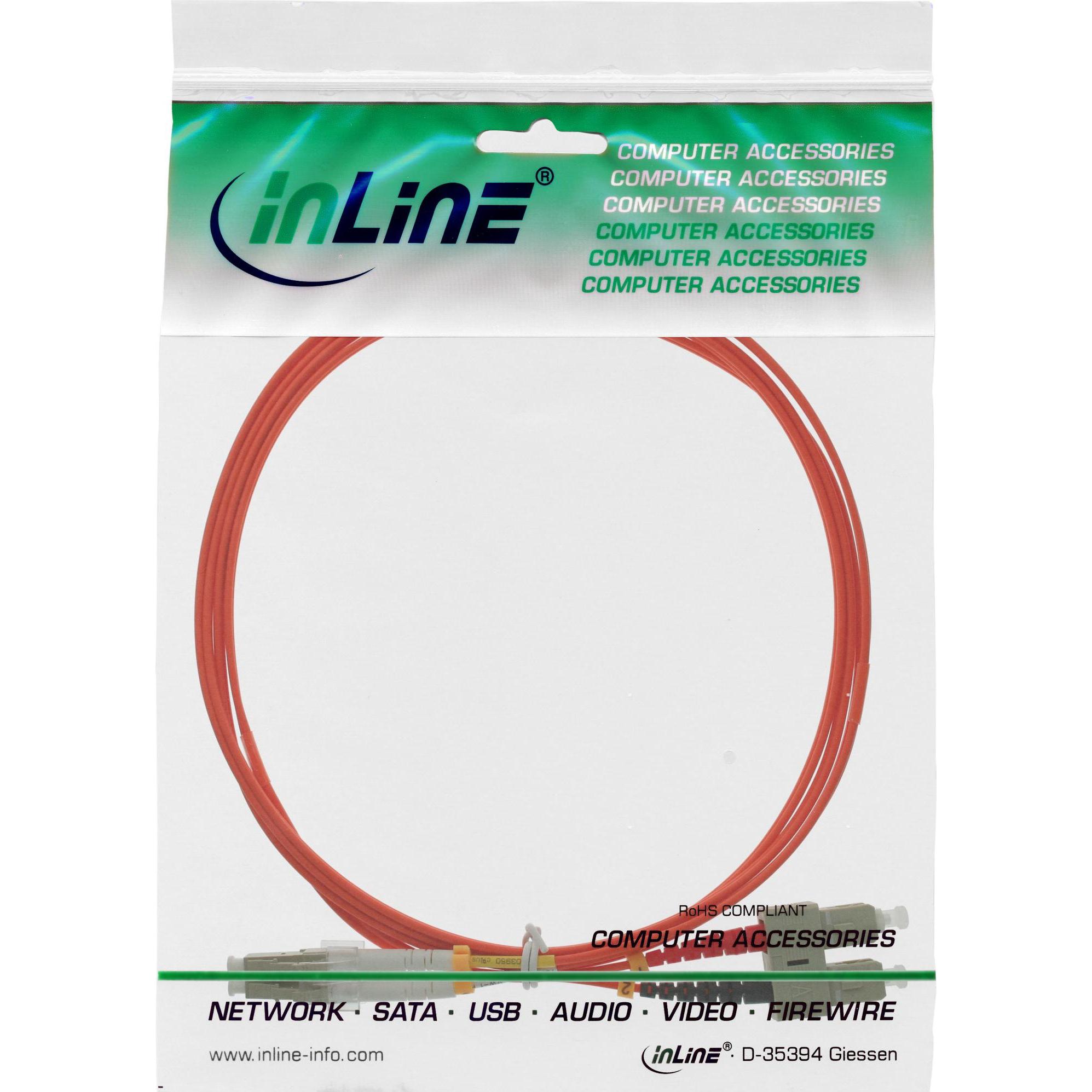 Thumbnail - InLine LWL Duplex Kabel (0.50 m), Netzwerkkabel