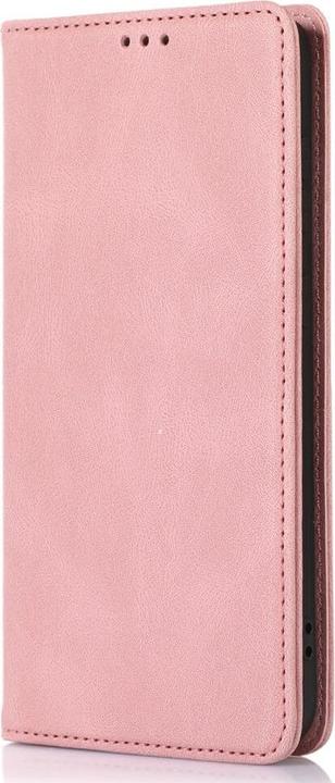 Actual product image Cover-Discount Galaxy A25 5G - Vintage flip case cover pink (Samsung Galaxy A25 5G)