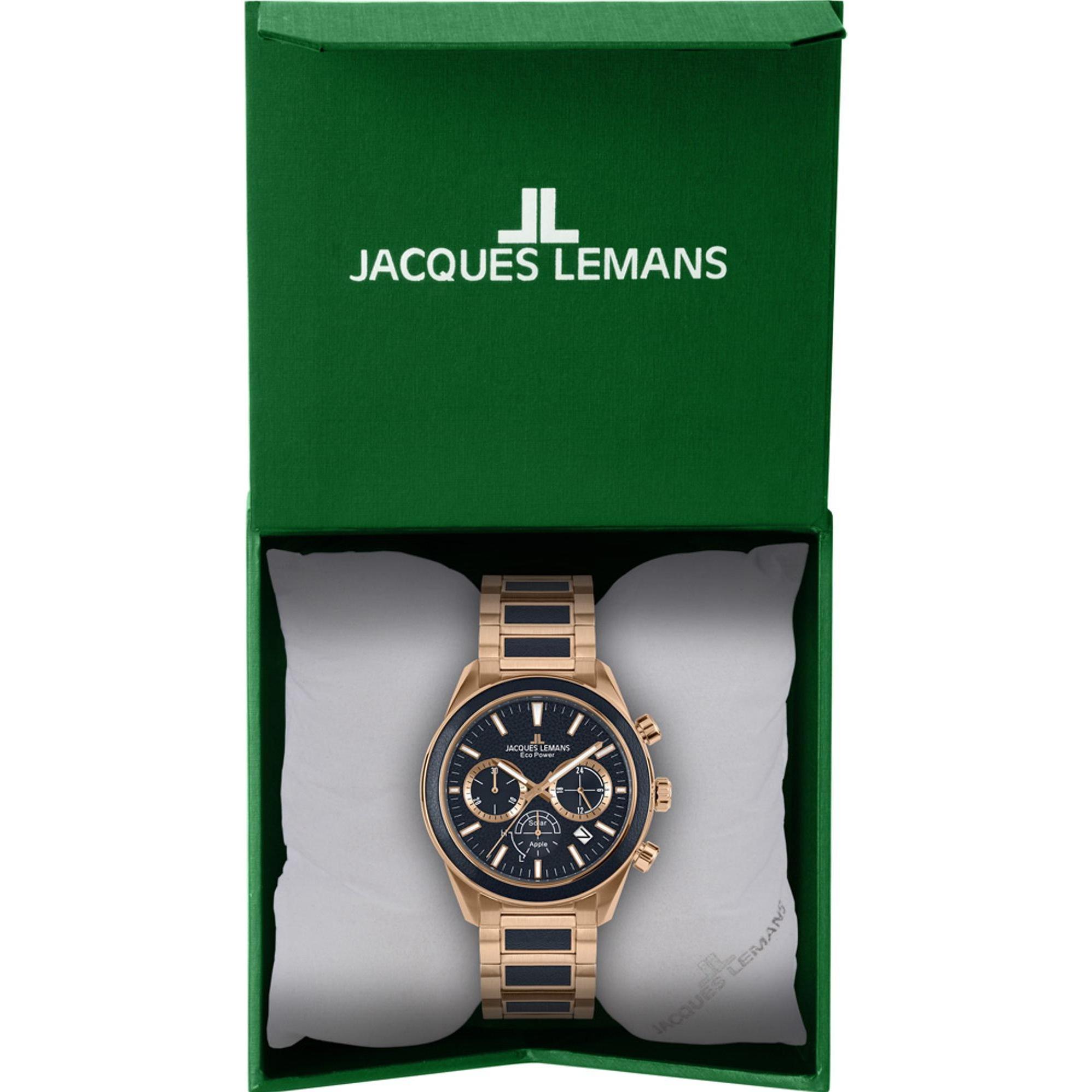 Thumbnail - Jacques Lemans, Armbanduhr, Chronograph Classic, Rosa, (Chronograph, 44 mm)