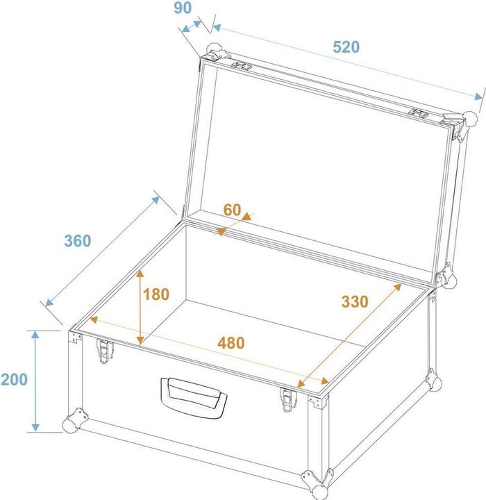 Actual product image Roadinger UniversalCase Tour Pro 52x (Universal)