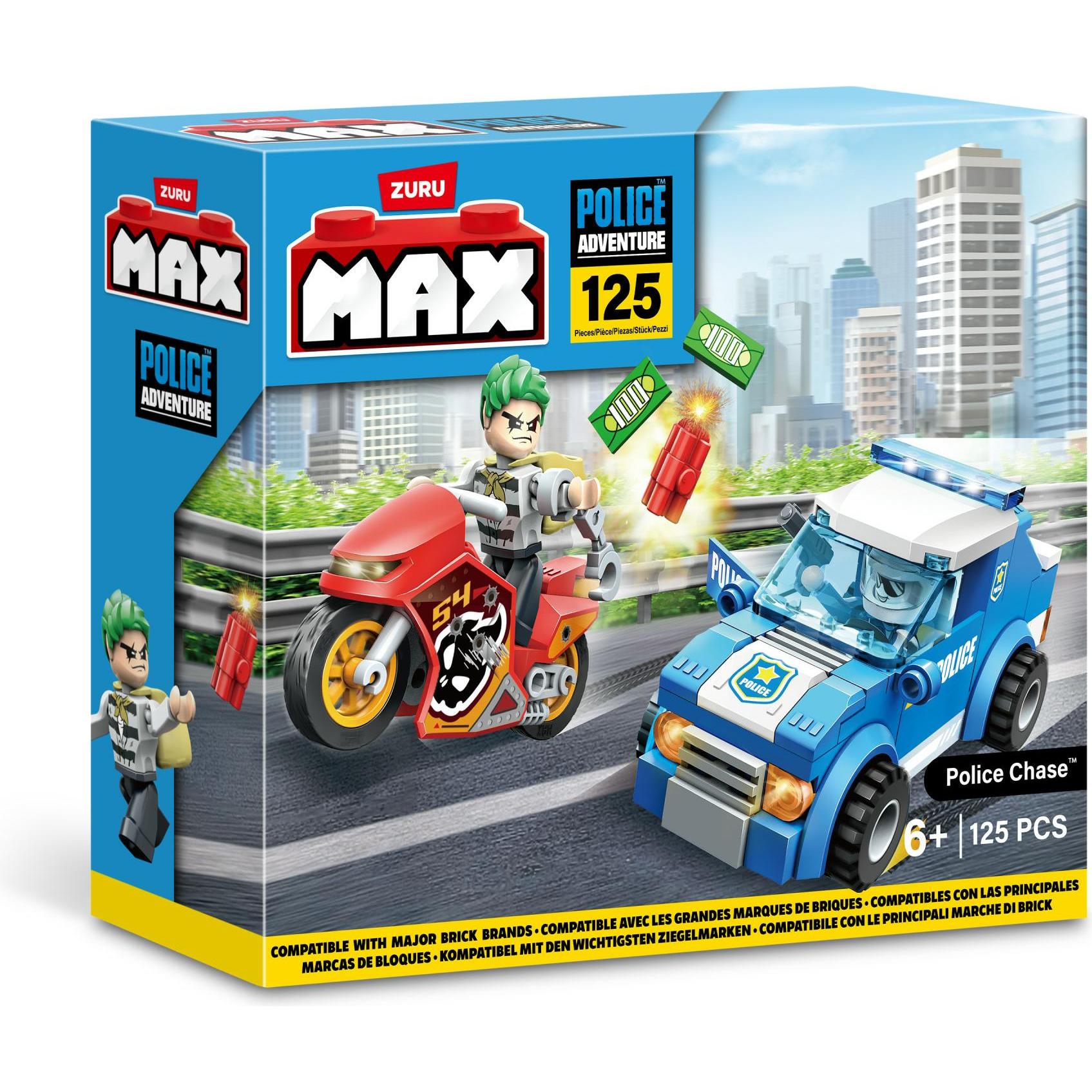 Zuru Max City Polizeiwagen 125-Teilig