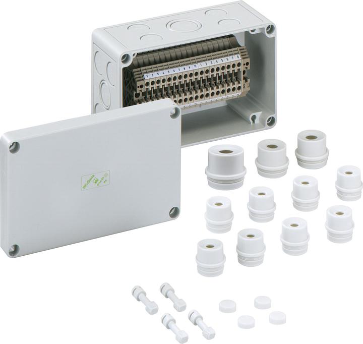 Actual product image Spelsberg RKi 4/18 K-18x4q Terminal block enclosure 110 x 180 x 90 Plastic Grey 1pc.