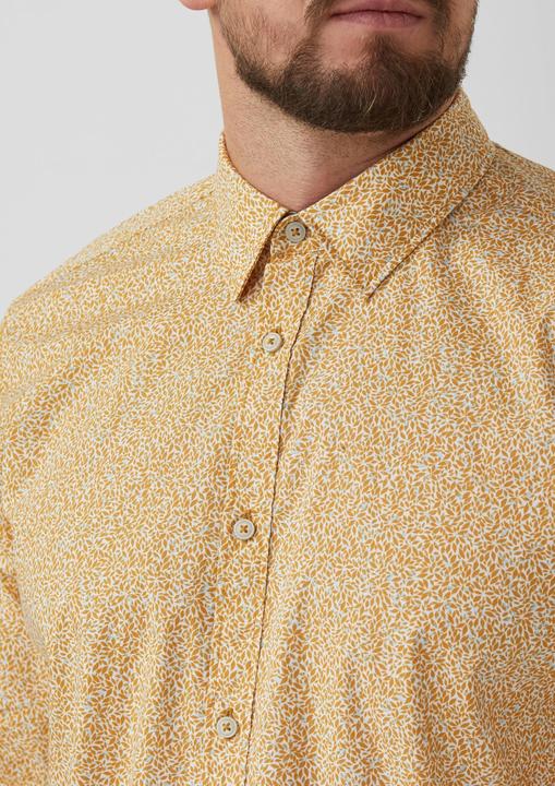 Immagine prodotto s.Oliver Hemd Hemd aus Baumwollstretch mit All-over-Print (XL)