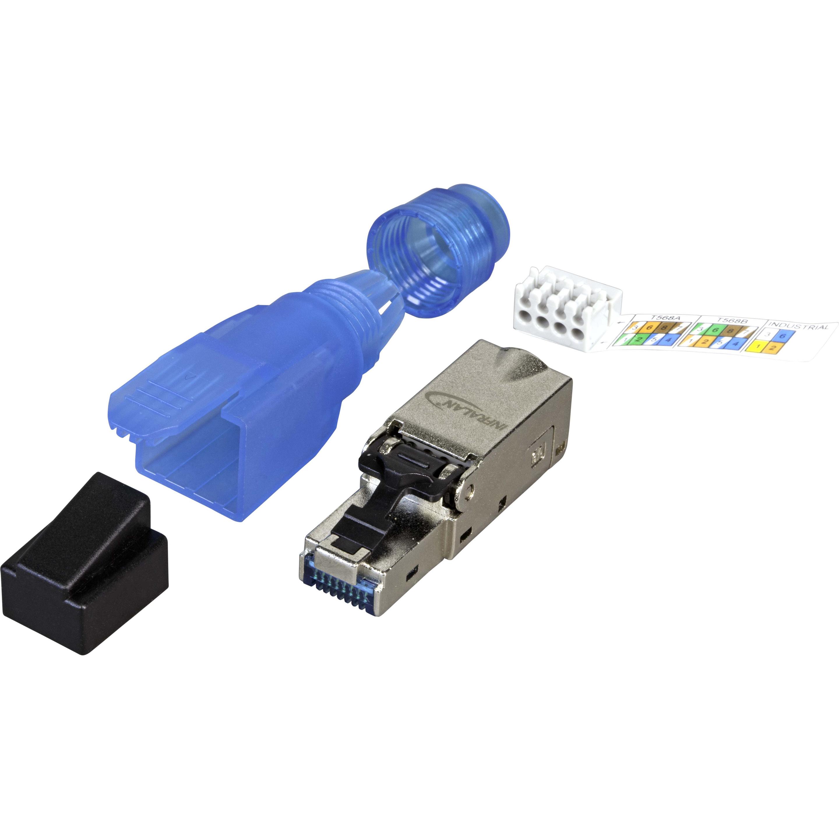 EFB Elektronik RJ45 Feldkonfektionierbarer Stecker (Netzwerkkabel Stecker), Netzwerk Zubehör