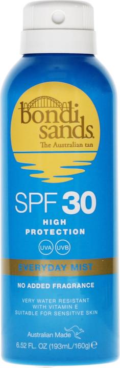 Bondi Sands - SPF 30 Everyday Aerosol Mist Spray - 160 ml (Sun spray, SPF 30, 160 ml)
