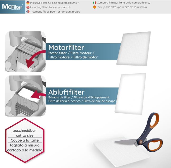 Produktbild Mc Filter 20x Staubsaugerbeutel (20x)