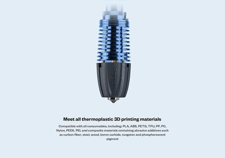 Actual product image Phaetus Rapido Hot-End Ultra High Flow - Black