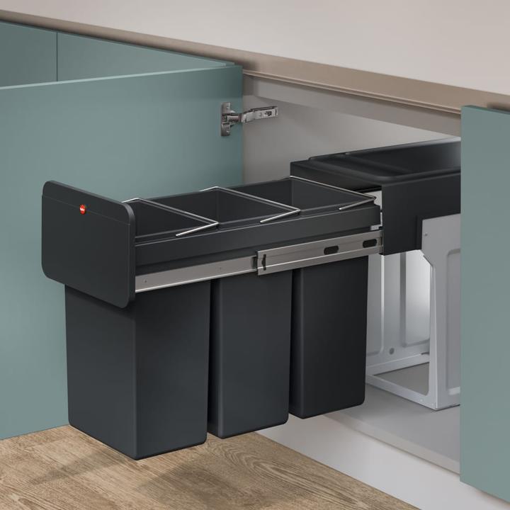 Productafbeelding Hailo EcoLine Design Trio L inbouwsysteem (3x 10l) (30 l)
