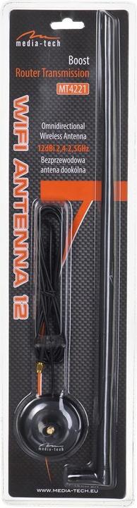 Image du produit Media-Tech Antenne omnidirectionnelle sans fil 12dBIi