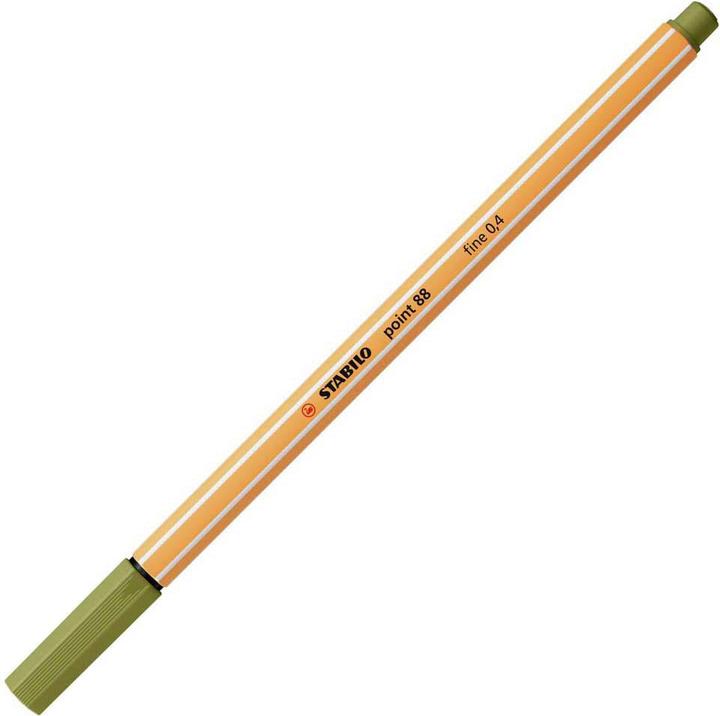 Produktbild STABILO point 88 Fineliner (Schlammgrün, 1 x)