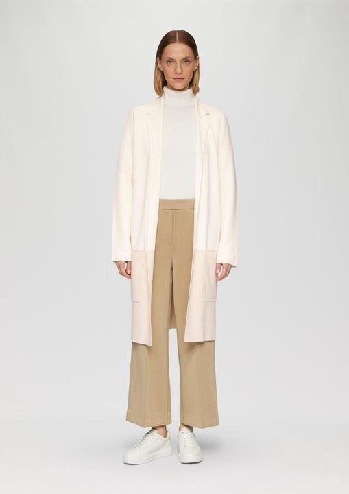 Produktbild s.Oliver Strickjacke Feinstrick-Cardigan mit Reverskragen und Colour-Blocking (40)