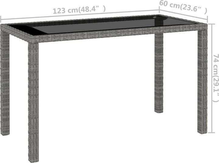 Produktbild vidaXL Tannia (123 x 60 x 74 cm)