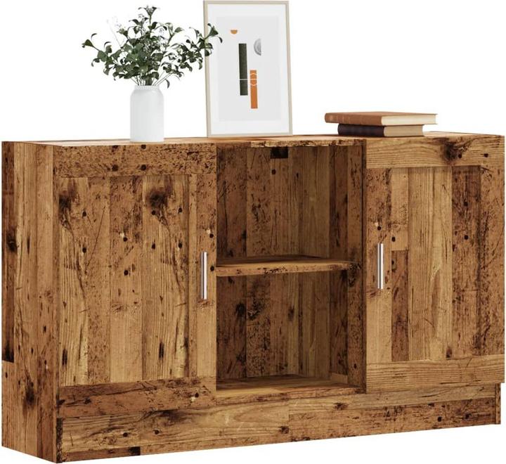 vidaXL Sideboard Kommode Anrichte Schrank Mehrzweckschrank Altholz-Optik