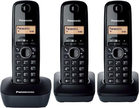 Actual product image Panasonic KX-TG1613 DECT-telefoon number recognition Zwart