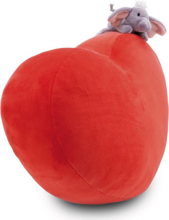 Produktbild NICI 61491 Kissen Love Elefant herzförmig 42x27cm mit (42 x 27 cm)