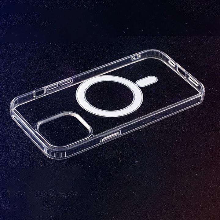 Actual product image OEM Anti Shock 1,5 mm Magsafe case for iPhone 13 Mini 5,4" transparent (Apple iPhone 13 mini)