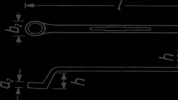 Produktbild HAZET Doppel-Ringschlüssel 630-36X41 ∙ Aussen Doppel-Sechskant Profil ∙ 36 x 41 mm (36 mm, 41 mm)