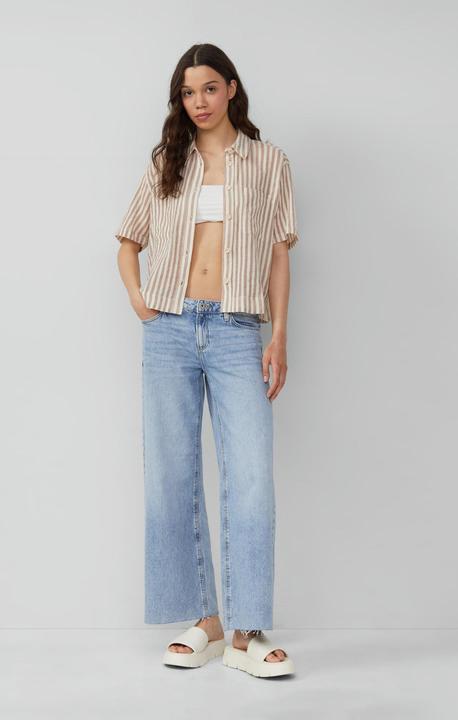 Actual product image S.Oliver Bluse Baumwollbluse mit aufgesetzten Taschen (42)