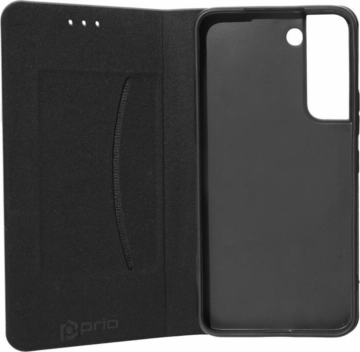 Image du produit prio Book Case Fashion for Samsung S22 black -red (Samsung Galaxy S22 5G)
