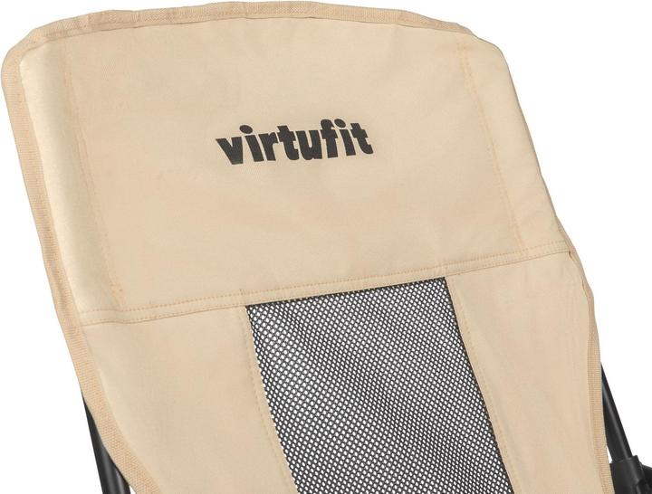 Produktbild Virtufit Sedia da spiaggia - Pieghevole - Beige